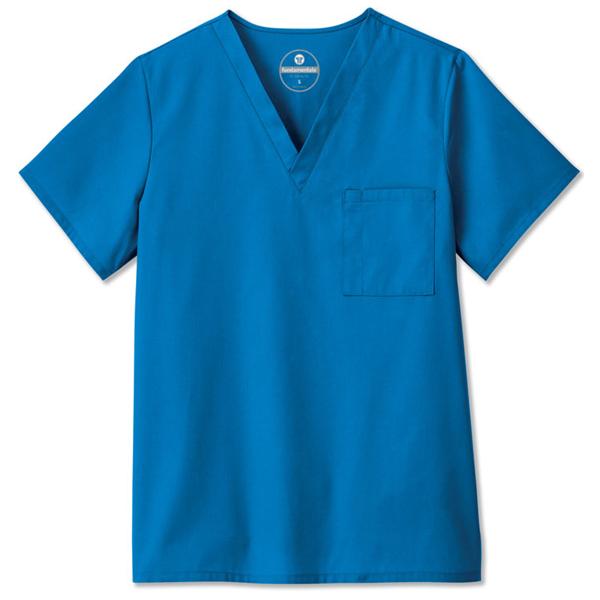 Shirt Scrub Unisex Medium Royal Blue Ea